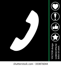 Phone handset icon