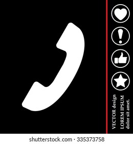 Phone handset icon