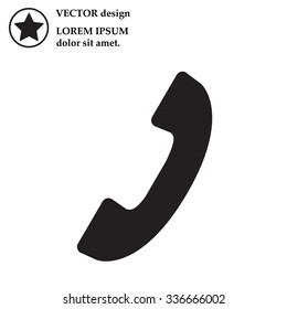 Phone handset icon