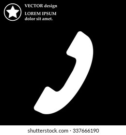 Phone handset icon