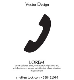 Phone handset icon