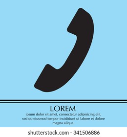 Phone handset icon