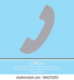 Phone handset icon