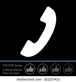 Phone handset icon