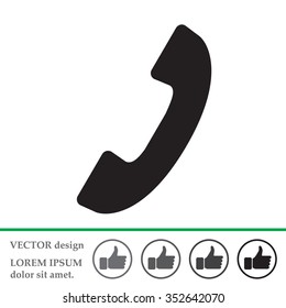 Phone handset icon
