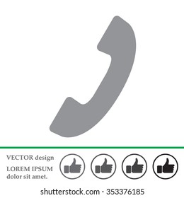 Phone handset icon