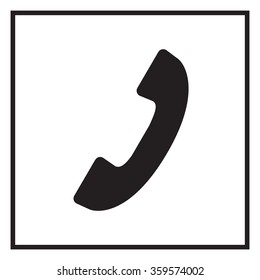 Phone handset icon