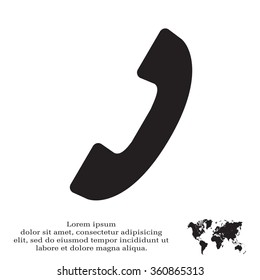 Phone handset icon