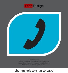 Phone handset icon
