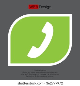 Phone handset icon