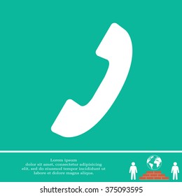 Phone handset icon