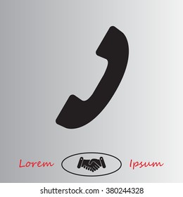 Phone handset icon