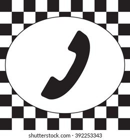 Phone handset icon