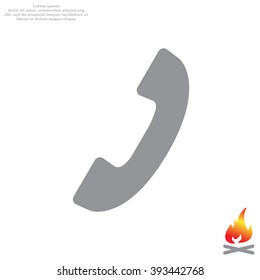 Phone handset icon