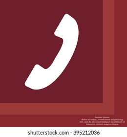 Phone handset icon