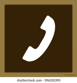 Phone handset icon