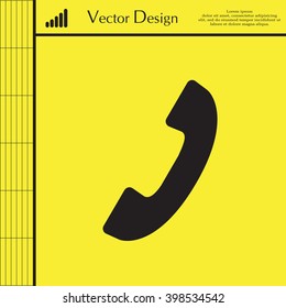 Phone handset icon