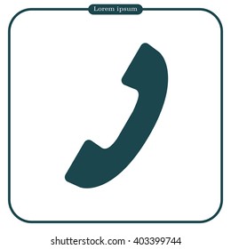 Phone handset icon
