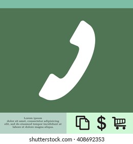 Phone handset icon