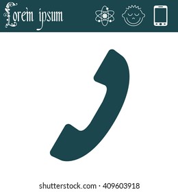 Phone handset icon