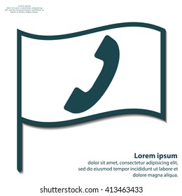 Phone handset icon