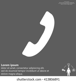 Phone handset icon