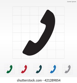 Phone handset icon