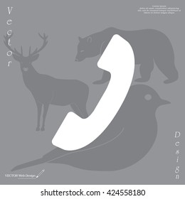 Phone handset icon