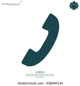 Phone handset icon