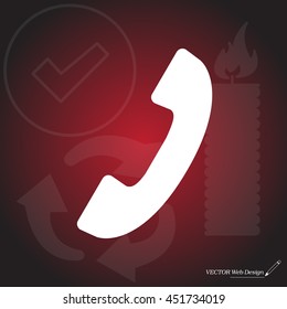 Phone handset icon