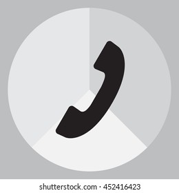 Phone handset icon