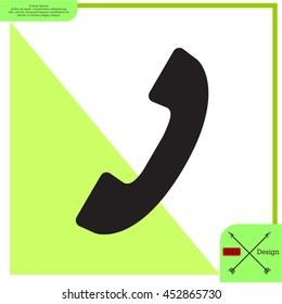 Phone handset icon