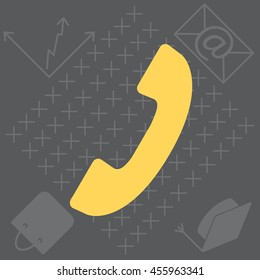 Phone handset icon