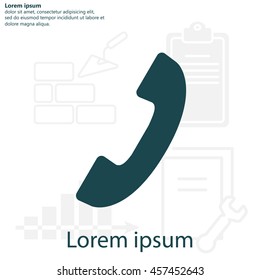 Phone handset icon