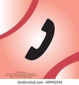 Phone handset icon