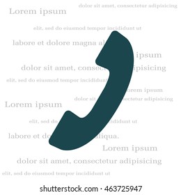 Phone handset icon