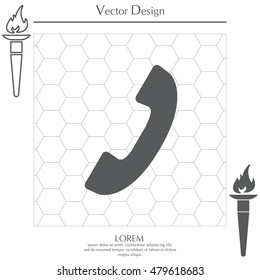 Phone handset icon