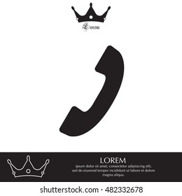 Phone handset icon
