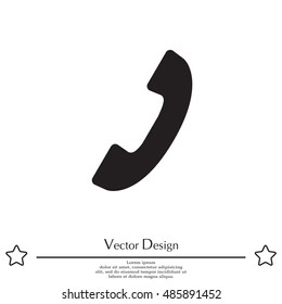 Phone handset icon