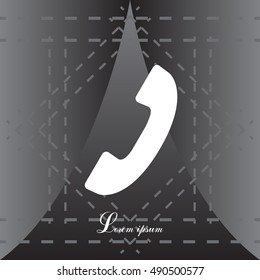 Phone handset icon