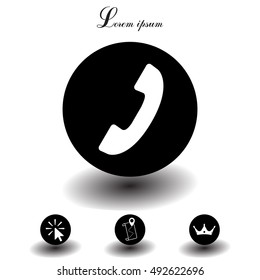 Phone handset icon