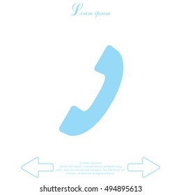 Phone handset icon