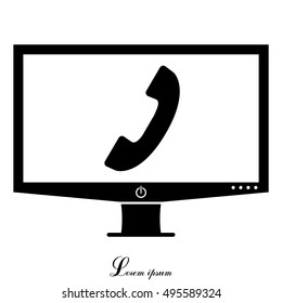 Phone handset icon