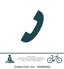 Phone handset icon