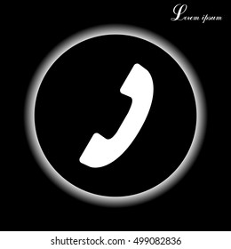 Phone handset icon