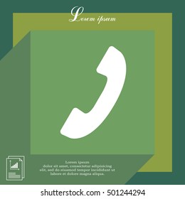 Phone handset icon