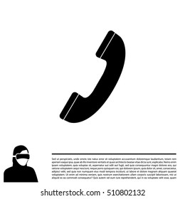 Phone handset icon