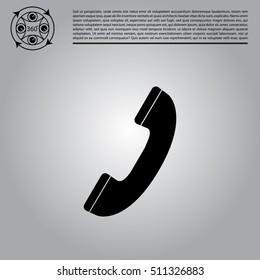 Phone handset icon