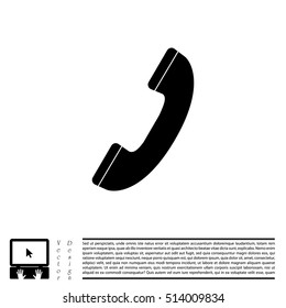 Phone handset icon