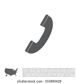 Phone handset icon
